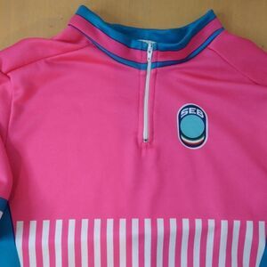 SEB Color Block Stripes Cycling Jersey